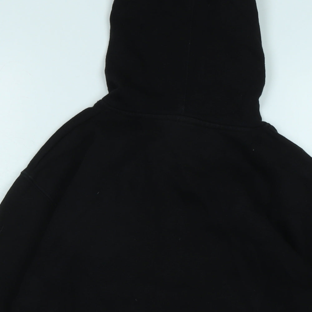 Eat Sleep Shop Repeat Boys Black Polyester Pullover Hoodie Size M - Eat Sleep Mine Repeat