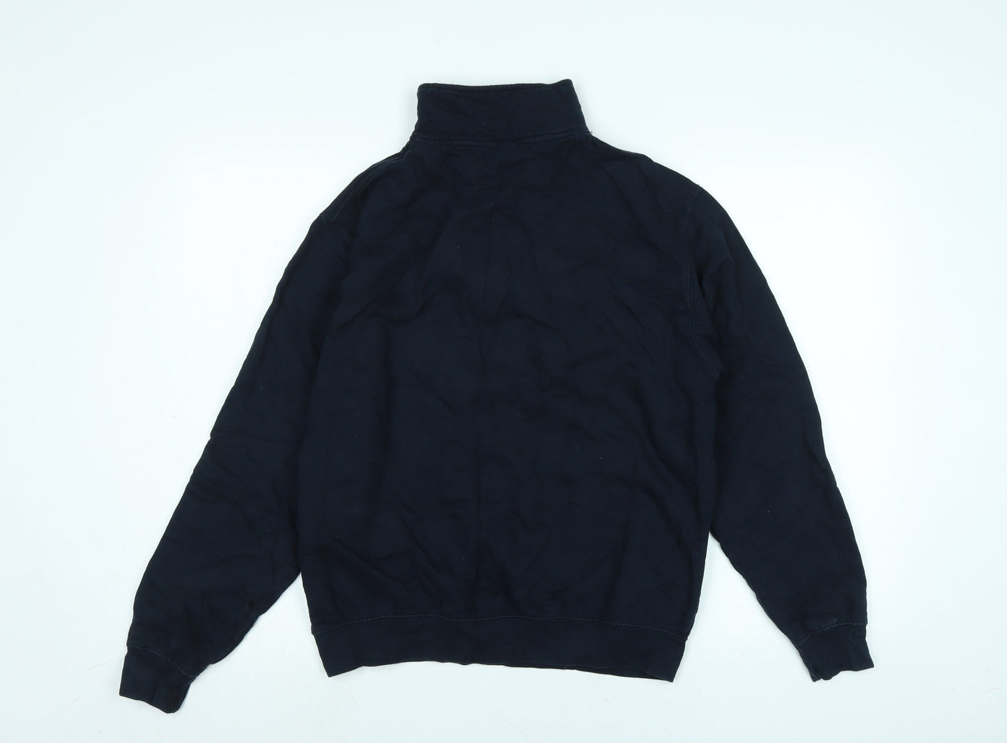 Mens UK Size M Just Hoods Black Pullover Sweatshirt