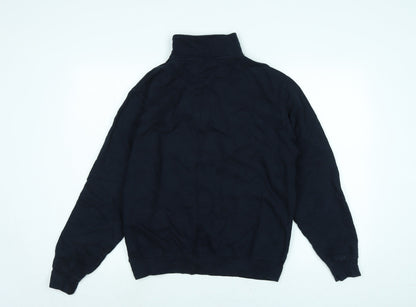Mens UK Size M Just Hoods Black Pullover Sweatshirt