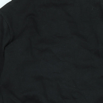 adrexx - marco polo Mens Black Bomber Jacket Jacket Size M Zip - Logo