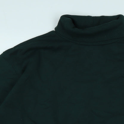 Zara Womens Green Polyester Pullover Sweatshirt Size M