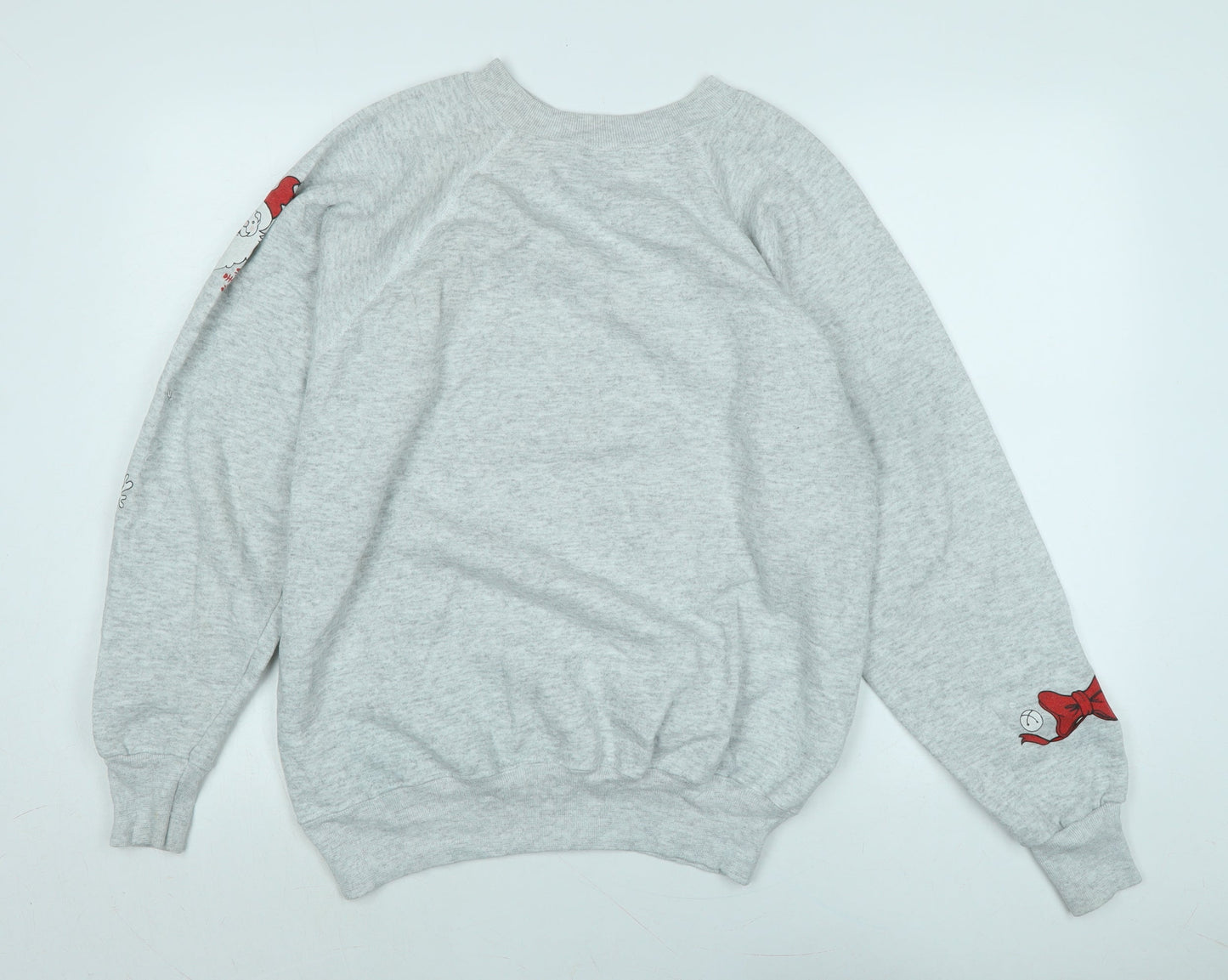 Ultra sweats Mens Grey Polyester Pullover Sweatshirt Size L - Jingle Bells