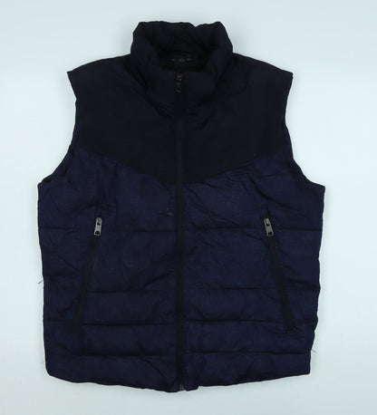 Mens UK Size L Origional denim Blue Gilet