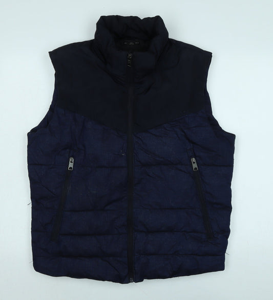 Mens UK Size L Origional denim Blue Gilet