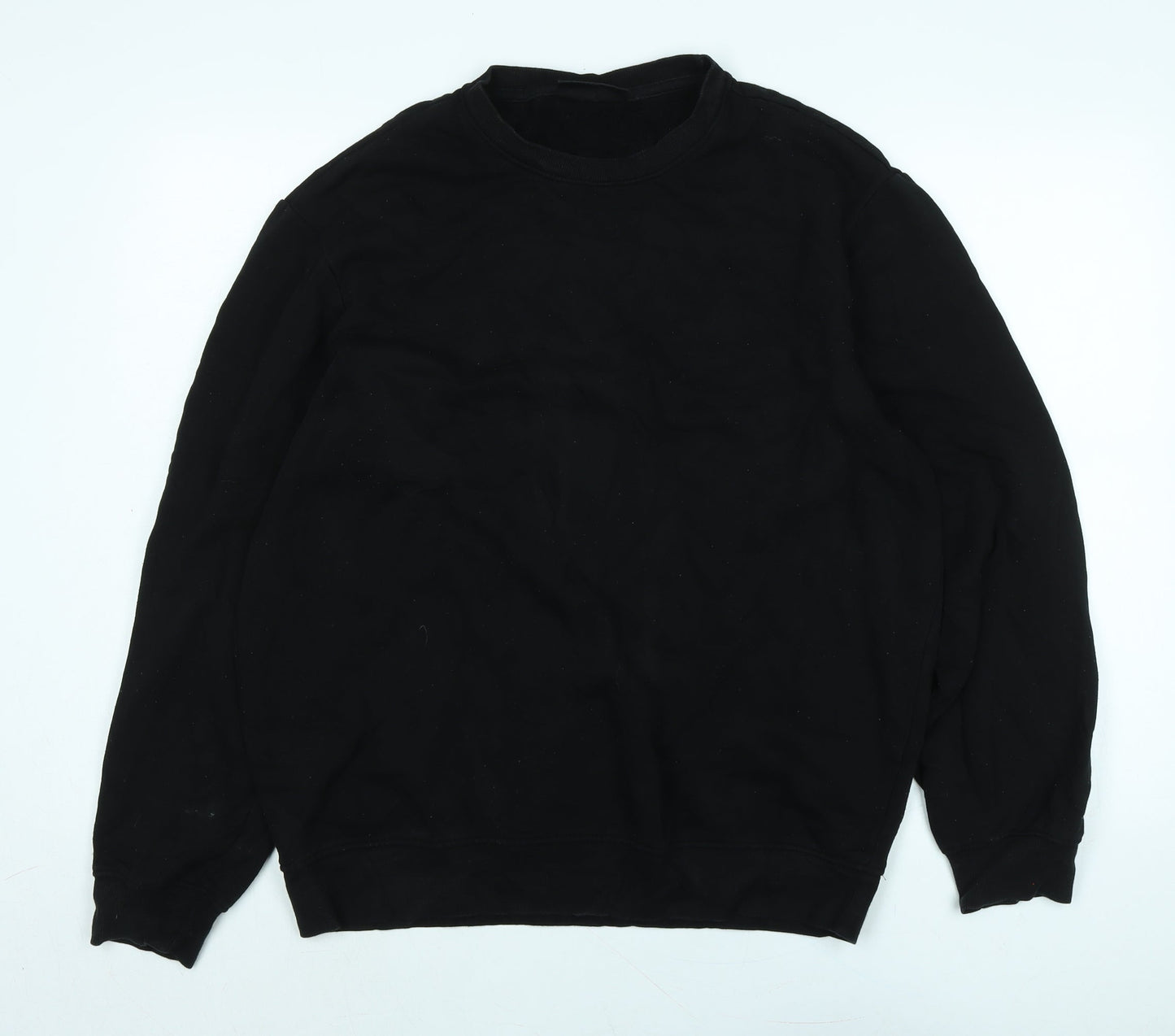 Mens UK Size M H&M Black Pullover Sweatshirt