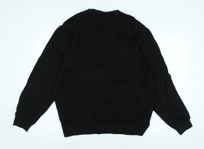 Mens UK Size M H&M Black Pullover Sweatshirt