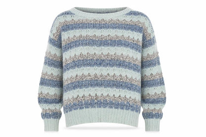 Womens UK Size S Oasis Blue Pullover Jumper