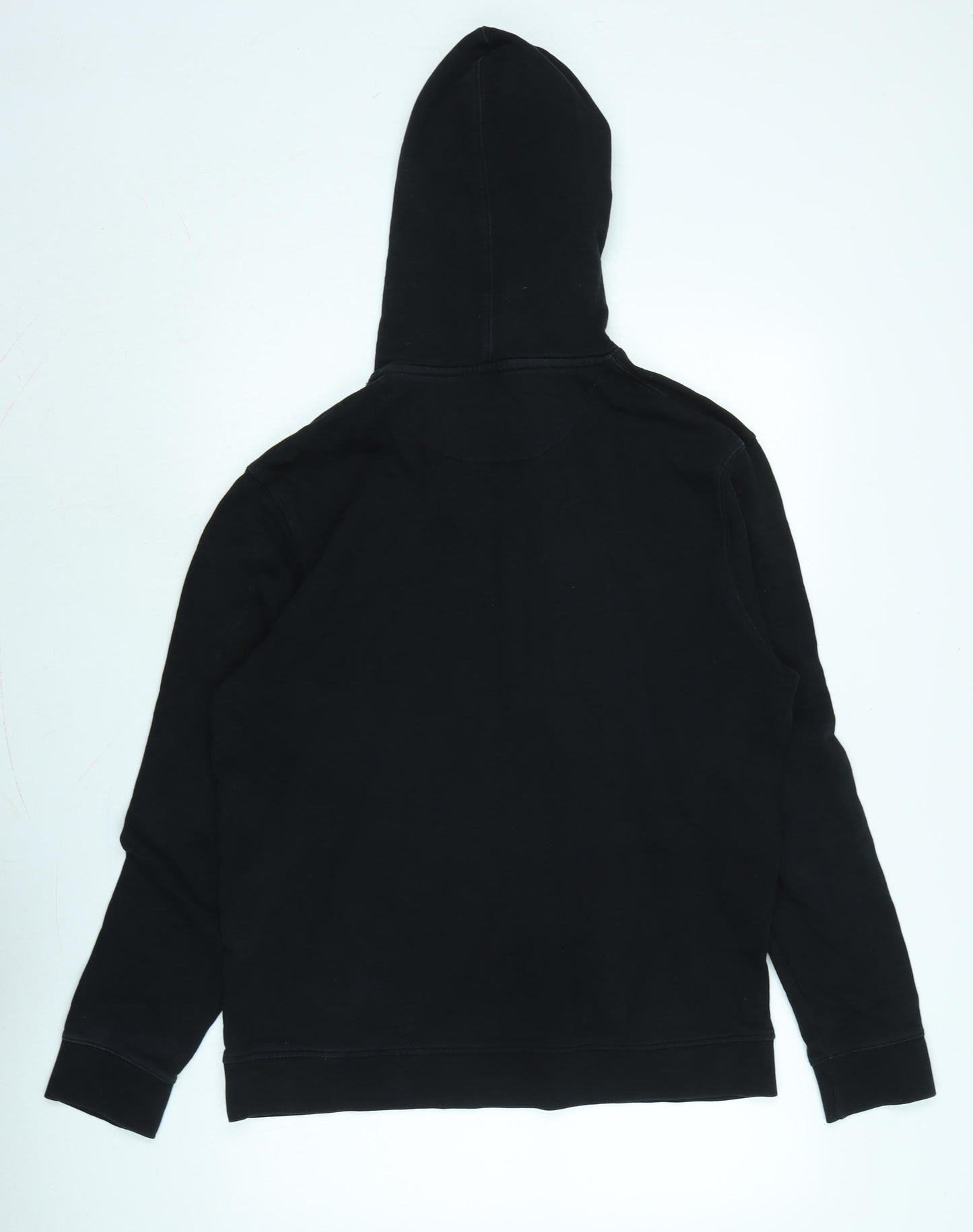 Topman Mens Black Polyester Pullover Hoodie Size M