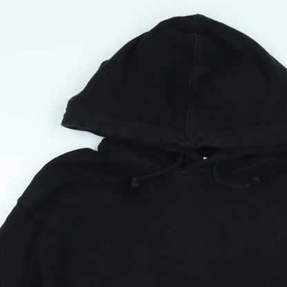 Topman Mens Black Polyester Pullover Hoodie Size M