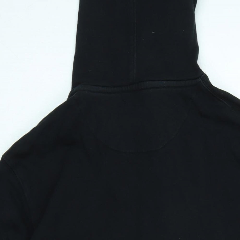 Topman Mens Black Polyester Pullover Hoodie Size M