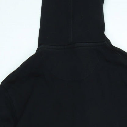 Topman Mens Black Polyester Pullover Hoodie Size M