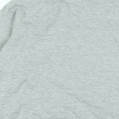 New Look Womens Grey Polyester Pullover Sweatshirt Size 10