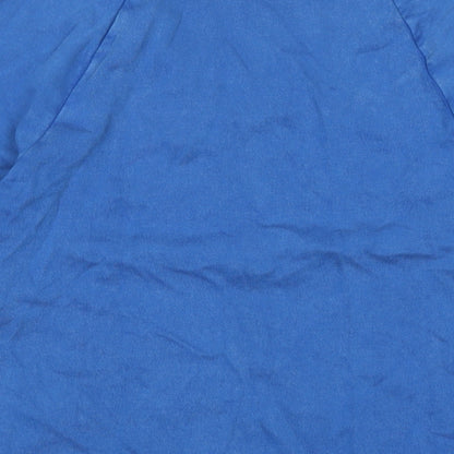 Per Una Womens Blue Polyester Pullover Sweatshirt Size S