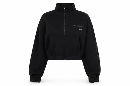 Womens UK Size 10 Boohoo Black Pullover Sweatshirt
