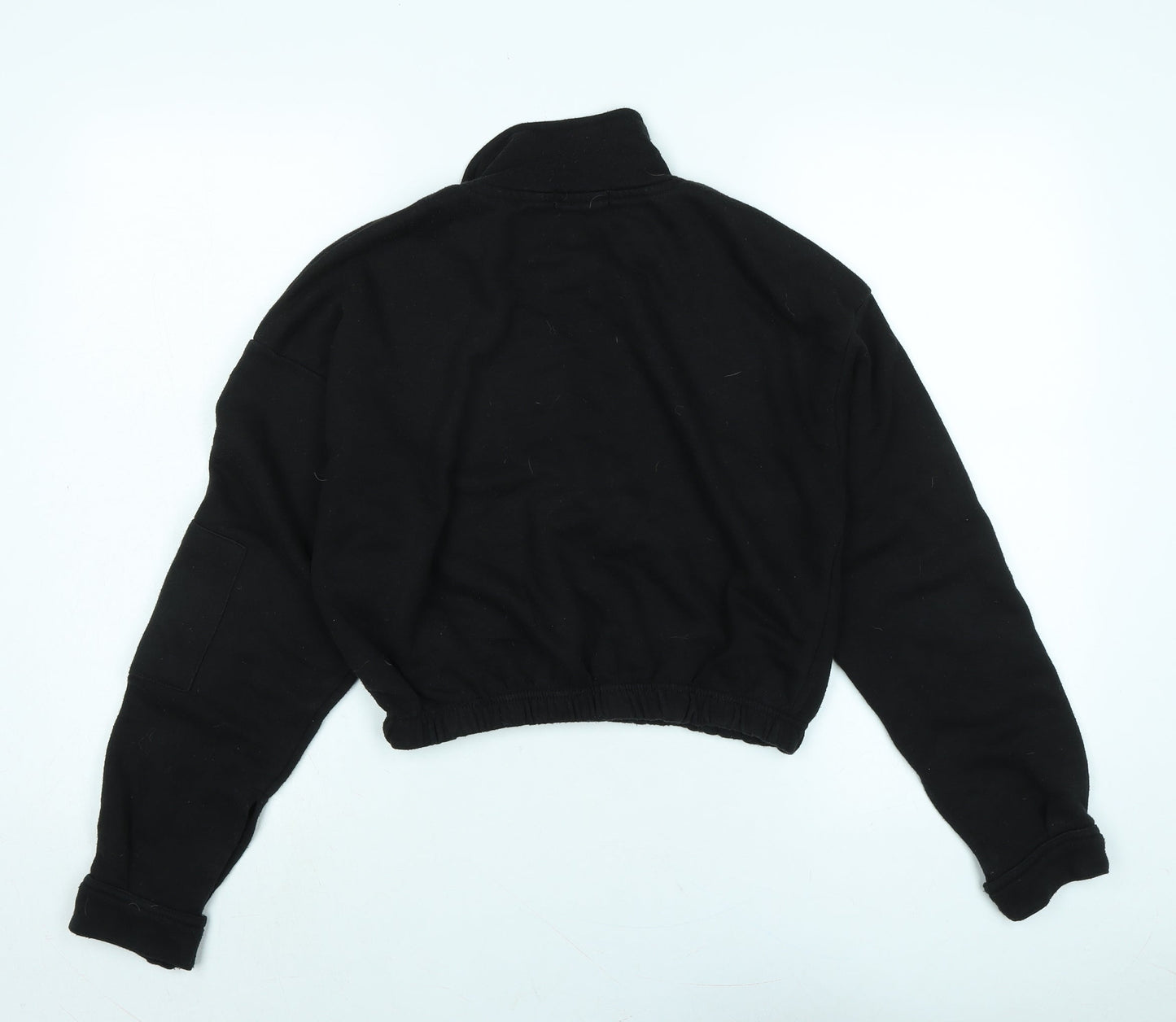 Womens UK Size 10 Boohoo Black Pullover Sweatshirt