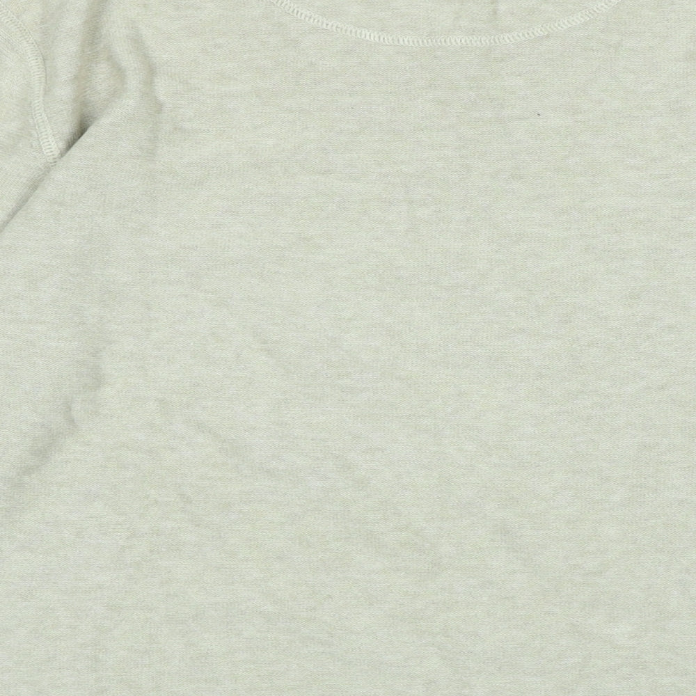 NEXT Mens Beige Crew Neck Cotton Pullover Jumper Size M Long Sleeve