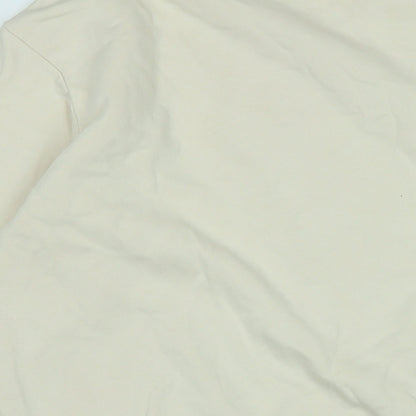 H&M Womens Beige Polyester Pullover Sweatshirt Size S