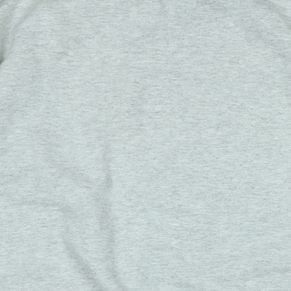 New Love Club Womens Grey Polyester Pullover Sweatshirt Size M
