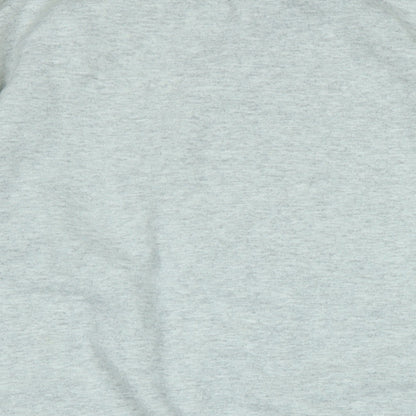 New Love Club Womens Grey Polyester Pullover Sweatshirt Size M