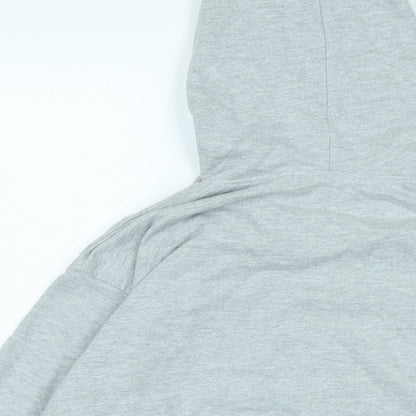Missguided Womens Grey Polyester Pullover Hoodie Size 8