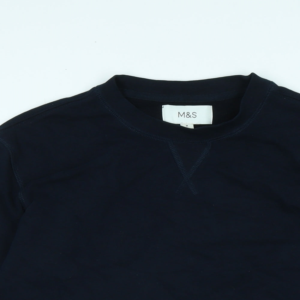 Womens UK Size M Marks and Spencer Blue Pullover Sweatshirt
