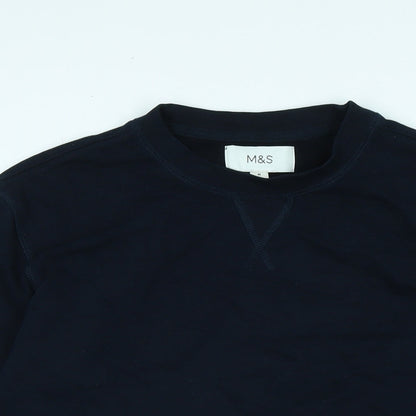 Womens UK Size M Marks and Spencer Blue Pullover Sweatshirt