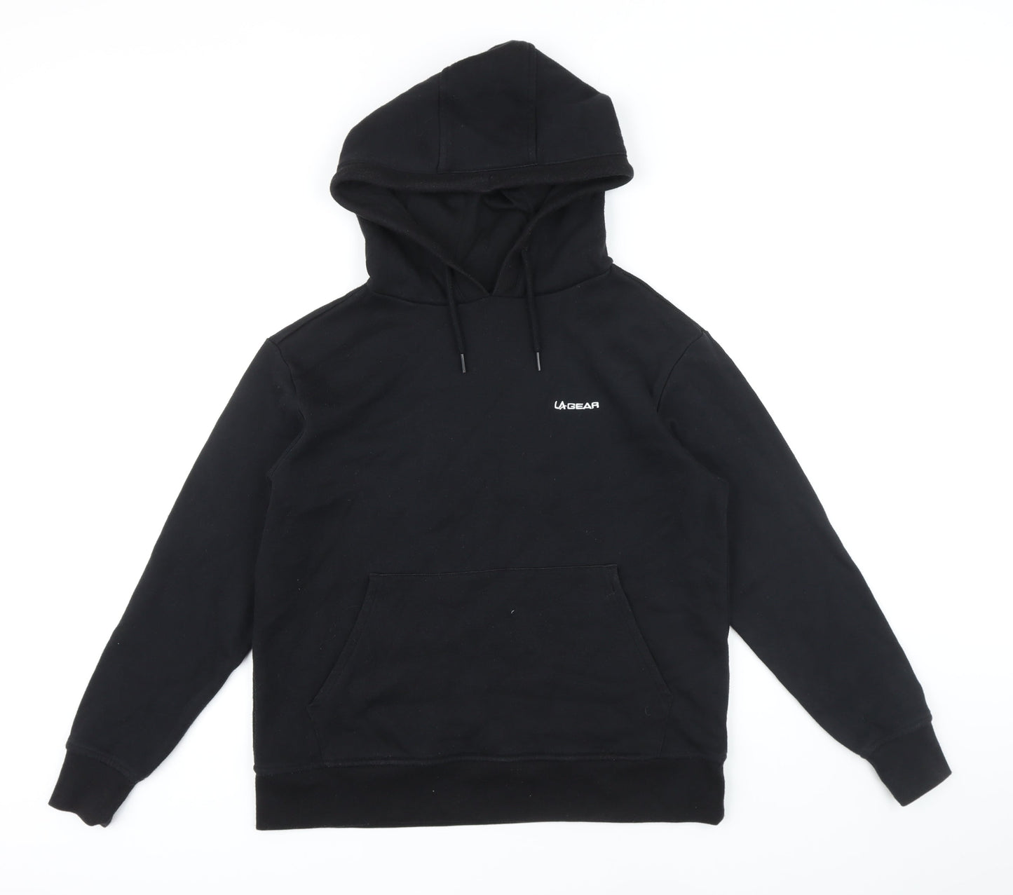 Womens UK Size 10 LA Gear Black Pullover Hoodie