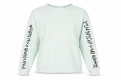 Cheap Monday Womens Green Polyester Blend Pullover Sweatshirt Size M
