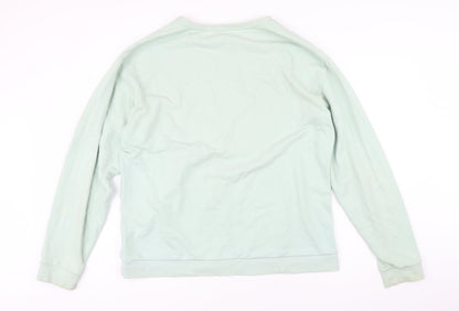 Cheap Monday Womens Green Polyester Blend Pullover Sweatshirt Size M