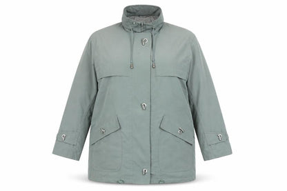 Womens UK Size 16 Dannimac Green Jacket