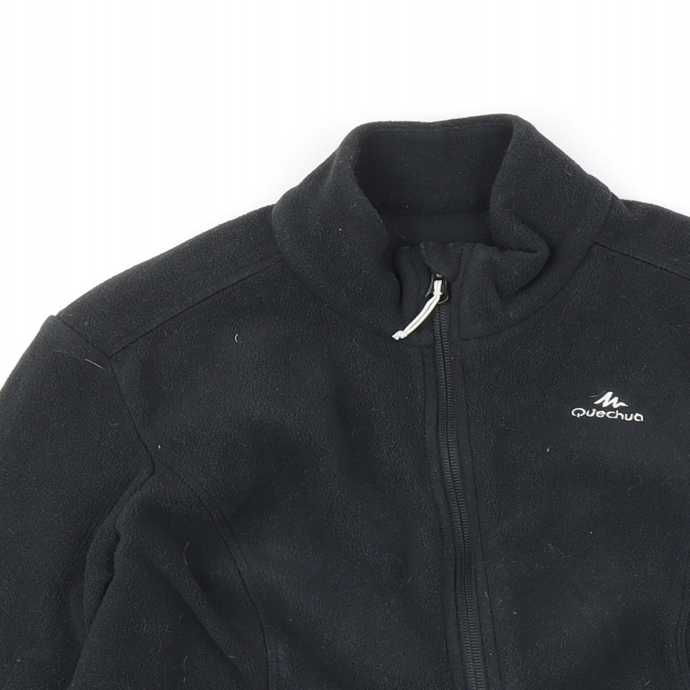 Decathalon Womens Black Jacket Size S Zip