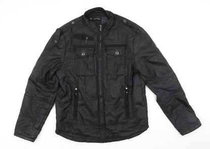 Mens UK Size L Kurt Miller Black Jacket