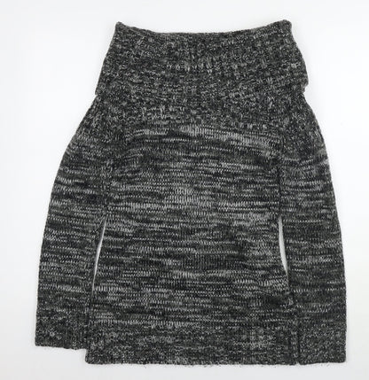 Womens UK Size 10 New Look Grey Pullover Jumper