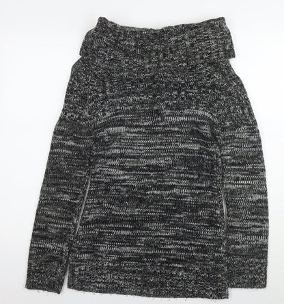 Womens UK Size 10 New Look Grey Pullover Jumper