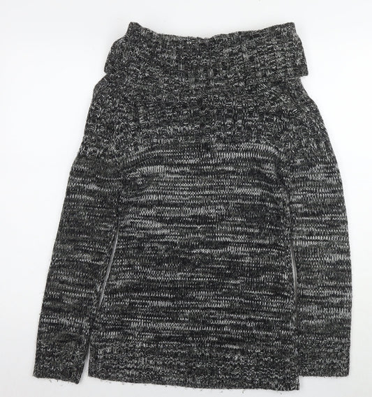 Womens UK Size 10 New Look Grey Pullover Jumper