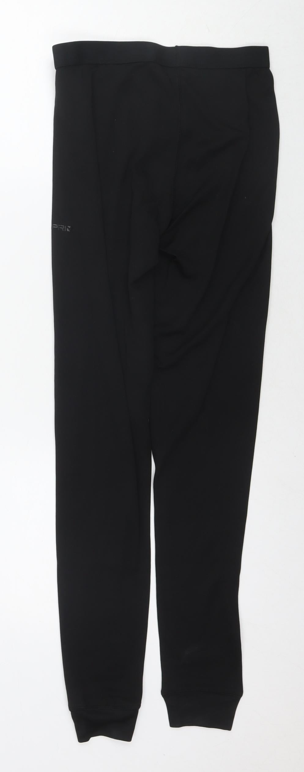 Campri Womens Black Polyester Pedal Pusher Leggings Size 8 L28 in
