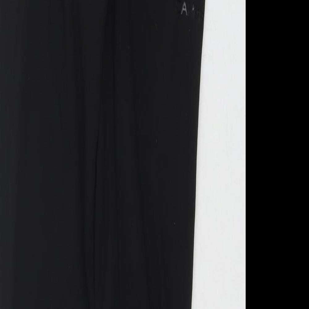 Campri Womens Black Polyester Pedal Pusher Leggings Size 8 L28 in