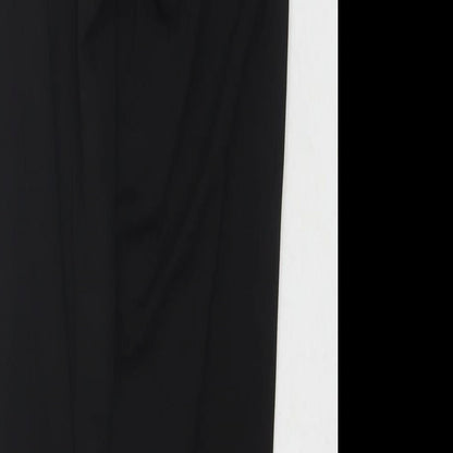 Campri Womens Black Polyester Pedal Pusher Leggings Size 8 L28 in