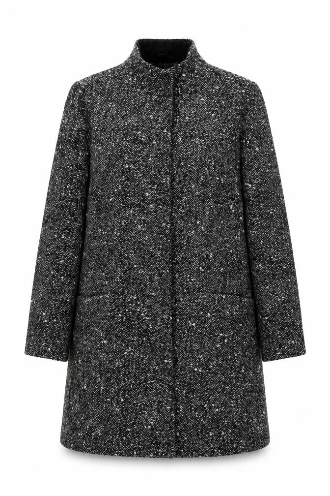 Womens UK Size 18 NEXT Black Overcoat