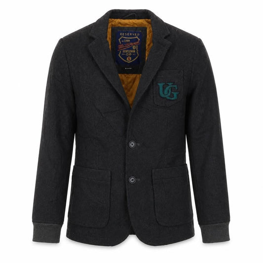 Mens UK Size S RESERVED Grey Overcoat
