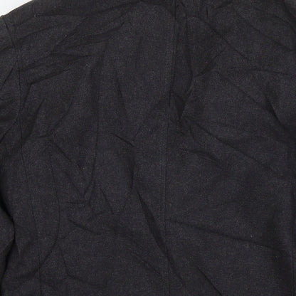 Mens UK Size S RESERVED Grey Overcoat
