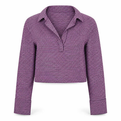Womens UK Size XS Zara Purple Basic Blouse