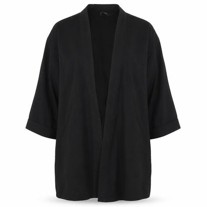 Dorothy Perkins Womens Black Kimono Blazer Size 14