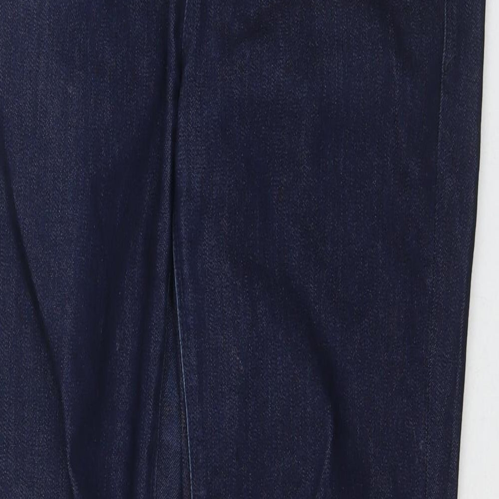 Gap Womens Blue Cotton Straight Jeans Size 6 L26 in Regular Zip