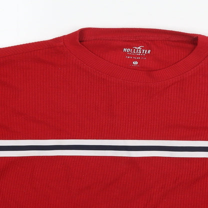 Hollister Womens Red Polyester Pullover Sweatshirt Size XS Pullover