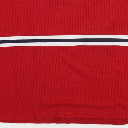 Hollister Womens Red Polyester Pullover Sweatshirt Size XS Pullover