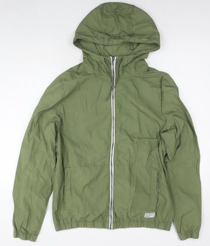 Womens UK Size M Bershka Green Jacket