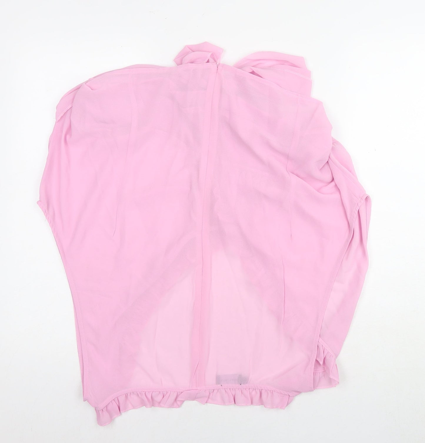 Womens UK Size 30 PRETTYLITTLETHING Pink Basic Blouse