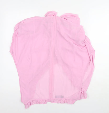 Womens UK Size 30 PRETTYLITTLETHING Pink Basic Blouse