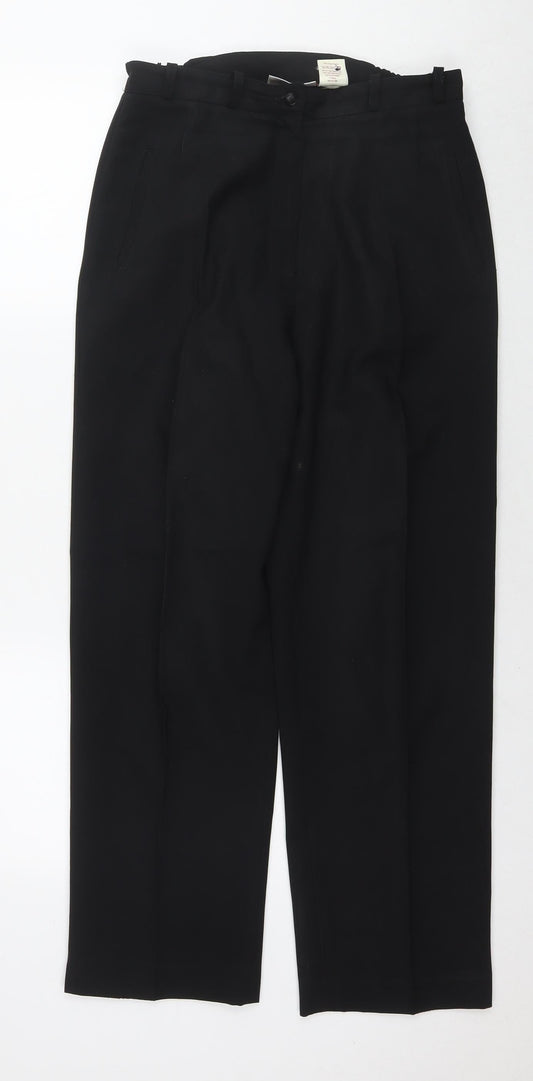 Womens UK Size 12 Bonmarché Regular Fit  Black Trousers